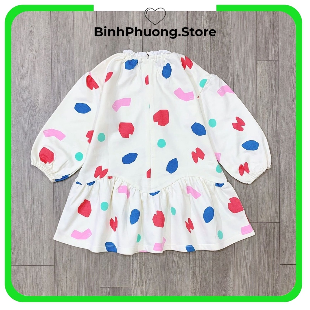 Váy Cho Bé Gái Mùa Thu 1 2 3 4 Tuổi, Đầm Cho Bé Gái 1 2 3 Tuổi Moimoln Xuất Hàn Binhphuong.Store