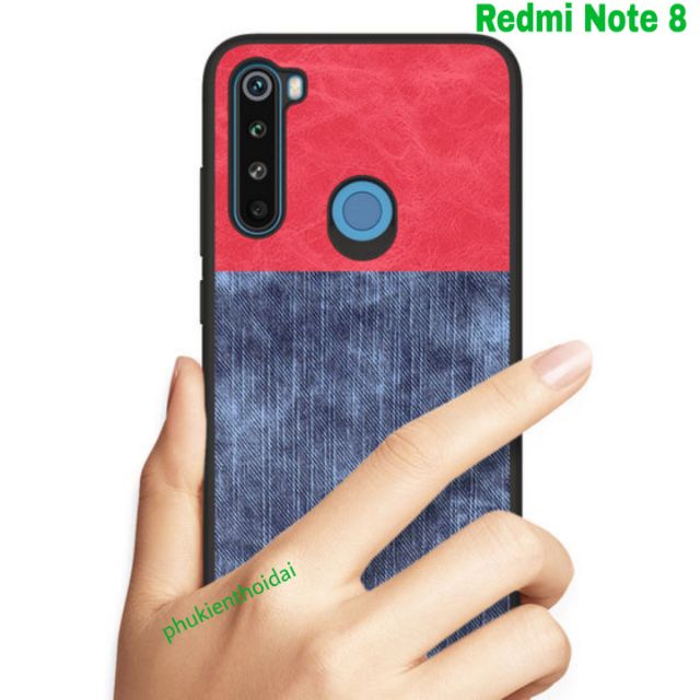 Ốp lưng Redmi Note 8 FREESHIP Từ 50kVân da bò mềm thời trang cao cấp chất đẹp