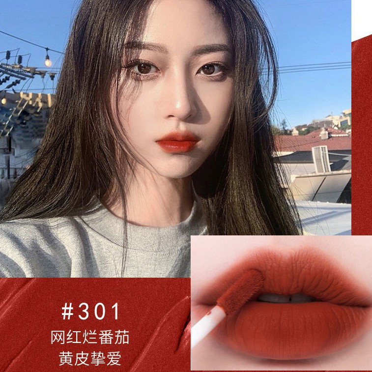 Son kem lì Dashia Bộ 5 son kem lì thiết kế vỏ in hình cô gái phong cách retro | BigBuy360 - bigbuy360.vn