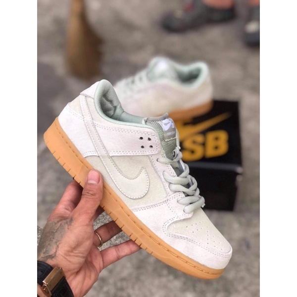 Giày thể thao sneaker nam nữ sb màu da hình ảnh thật đầy đủ hộp phụ kiện
