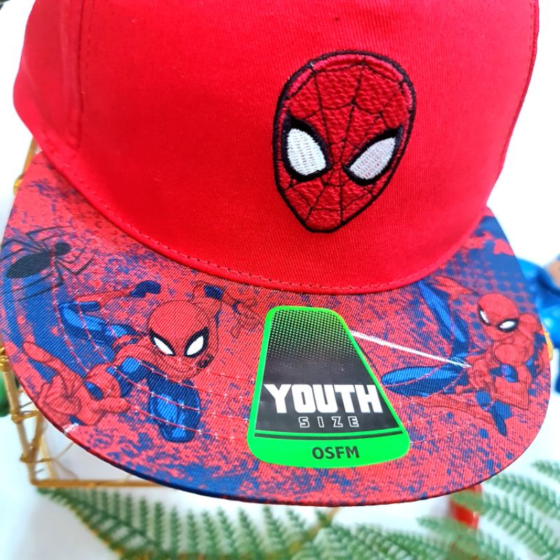 Mũ lưỡi trai bé trai 4-12 tuổi hiphop xuất dư H.M - Nón Snapback trẻ em cho bé trai - Mẫu siêu nhân người