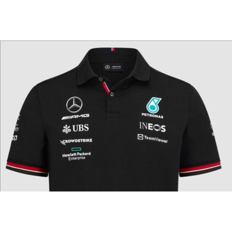 Áo Thun POLO Tay Ngắn 2022 New F1 Mercedes-benz benz Hamilton Bottas POLO Cho Nam