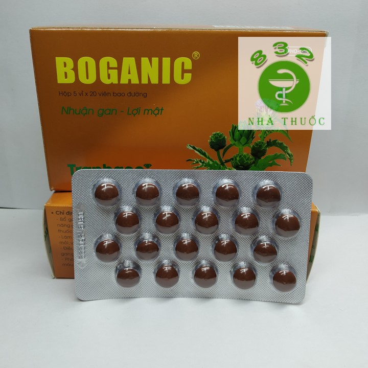 Giải độc gan BOGANIC hộp 100 viên