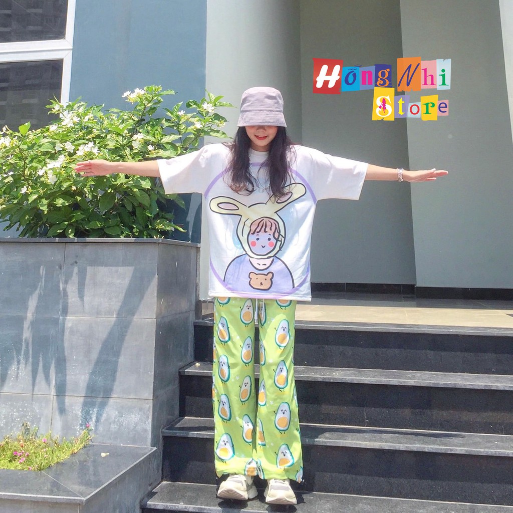 Quần Hoạt Hình Dài Dây Rút Lai Cartoon Pant Oversize Ulzzang Unisex - MM | BigBuy360 - bigbuy360.vn