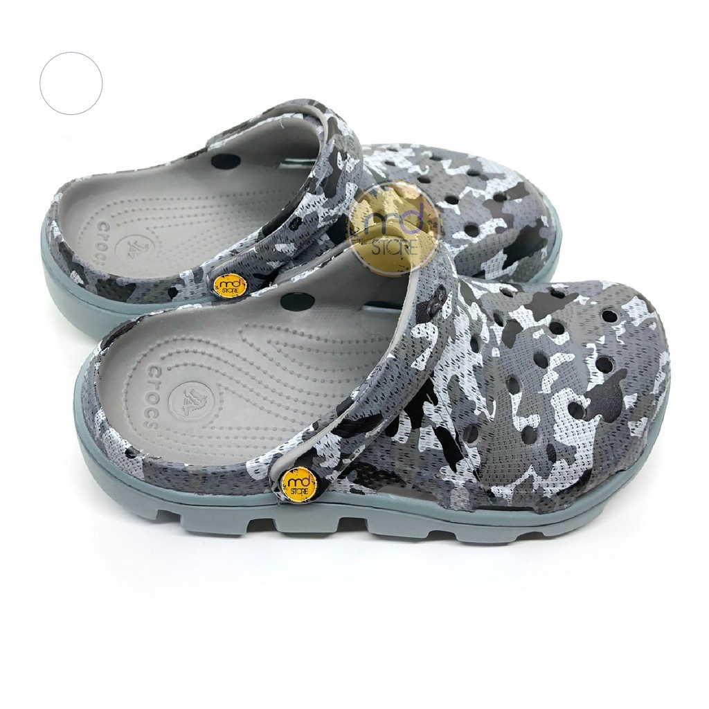 Dép cross camo💖FREESHIP💖dép cross shin MAISONSUC rằn rện xám