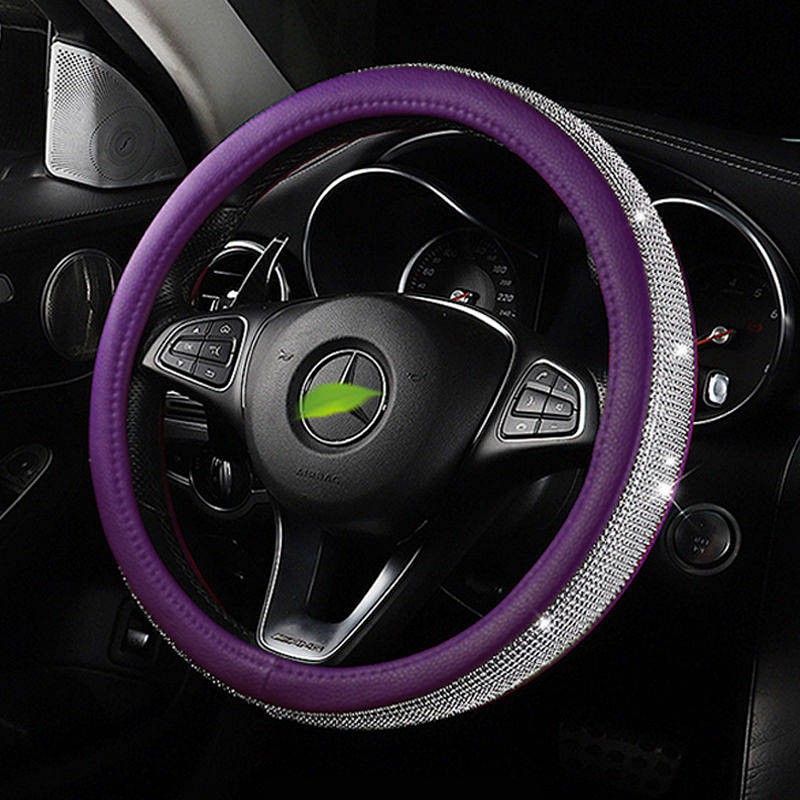 38CM Vỏ bọc trang trí vô lăng xe hơi hợp thời trang