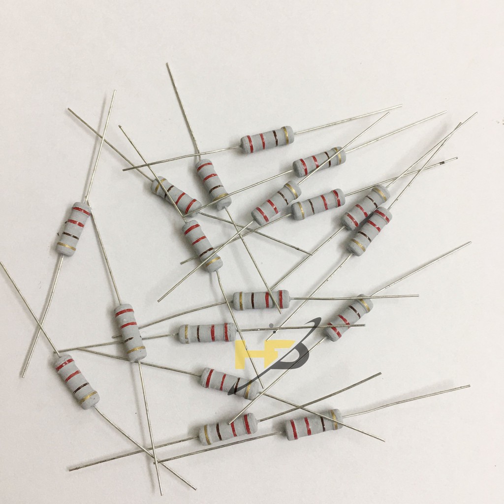 Set 10 Con Điện Trở Công Suất 220 Ohm 1W 5% Dùng Cho Mạch Điện Tử
