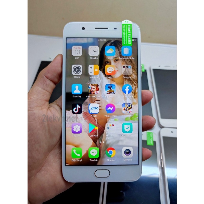 Điện thoại cảm ứng giá rẻ Oppo F1s  chính hãng, lướt web chơi game mượt