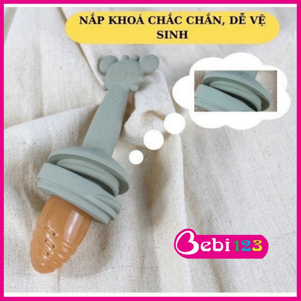 Túi Nhai Silicon Molli CUA hàng Cao Cấp cho bé ăn dặm chống hóc