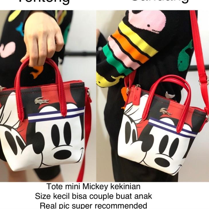 !!! Túi đeo chéo Mini hình chuột Mickey Jamjo Batam Lacoste nhập khẩu Z262 Premium 00