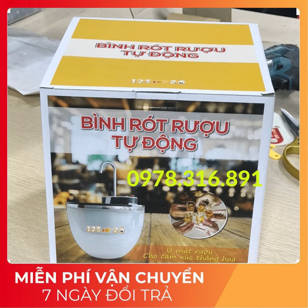 Bình rót rượu tự động có ướp lạnh, Máy Rót Rượu Tự Động