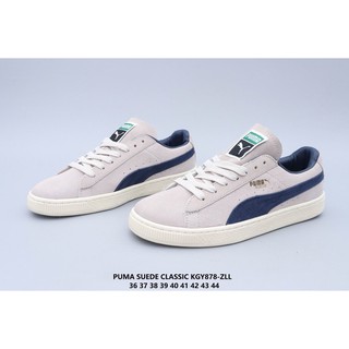 Giày Thể Thao Puma Da Lộn Cổ Thấp Kiểu Dáng Cổ Điển