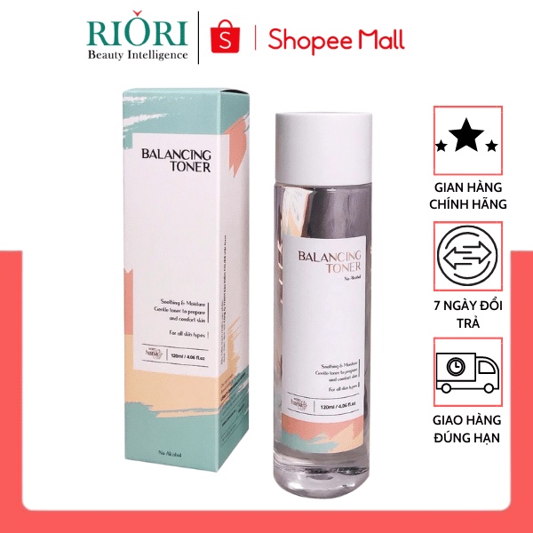 Nước Hoa Hồng RIORI BALANCING TONER 120g (Chai Nhựa Trắng)