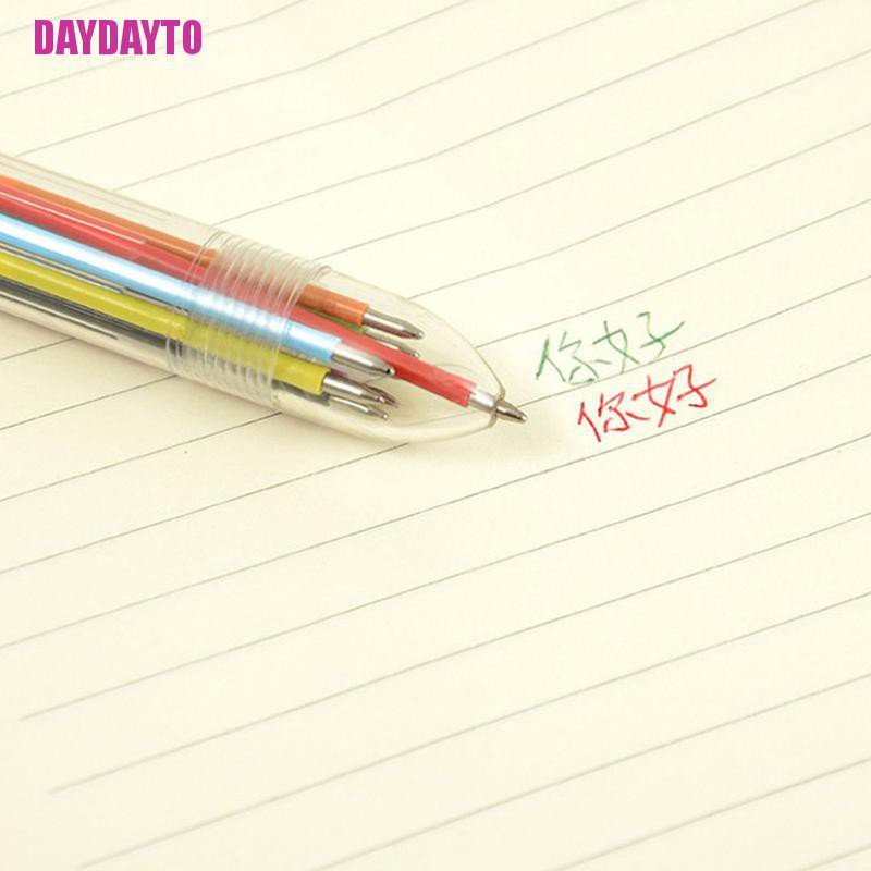 Bút Bi 8 Trong 1 Nhiều Màu Sắc Dành Cho Học Sinh / Văn Phòng