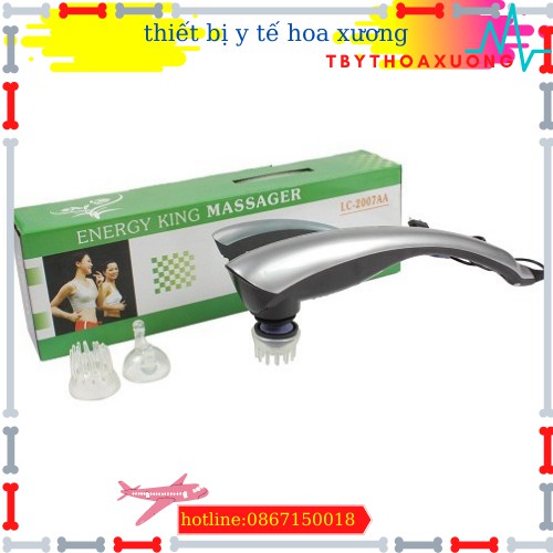 MÁY MASSAGE CẦM TAY KING MASSAGE 3 ĐẦU A-2007