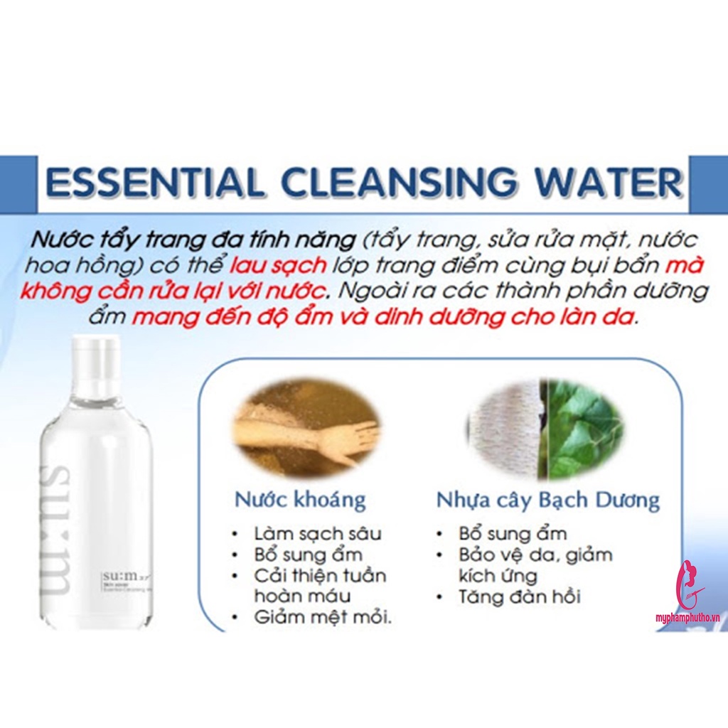 ⚡HÀNG HOT⚡Sản Phẩm Đa Tính Năng ,Tẩy trang, Sữa Rửa Mặt, Nước Hoa Hồng Skin saver Essential Cleansing Water min