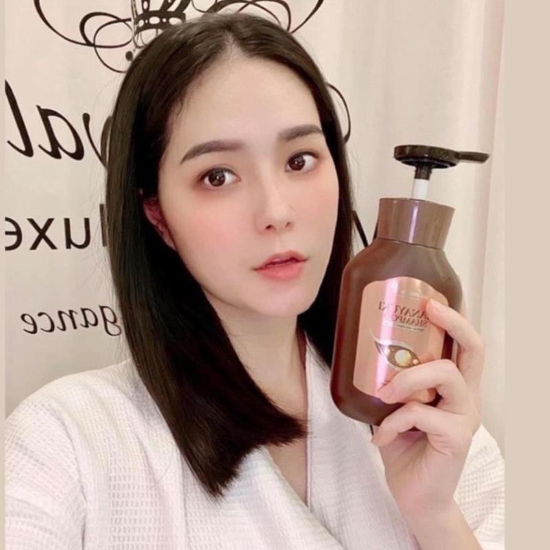 Dầu gội thảo dược bồ kết Hanayuki Shampoo sạch gàu dưỡng tóc suôn mượt 300g - HÀNG CHÍNH HÃNG