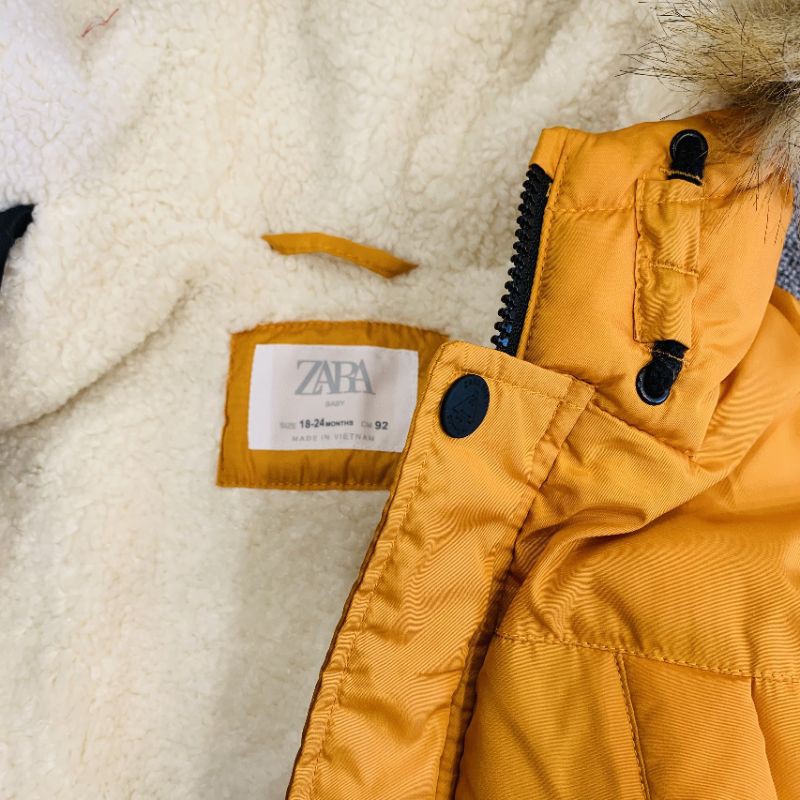 Áo Parka Zara xuất xịn cho bé