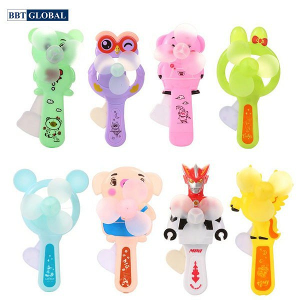 Quạt bóp tay Quạt Cầm Tay Hình Thú Ngộ Nghĩnh Đa Dạng Mẫu