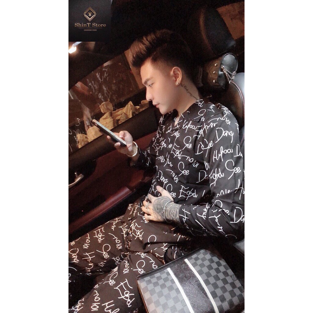 Bộ Pijama Dài Tay Nam Nữ Màu Trơn, Bộ Đồ Mặc Nhà Sang Trọng/./,/