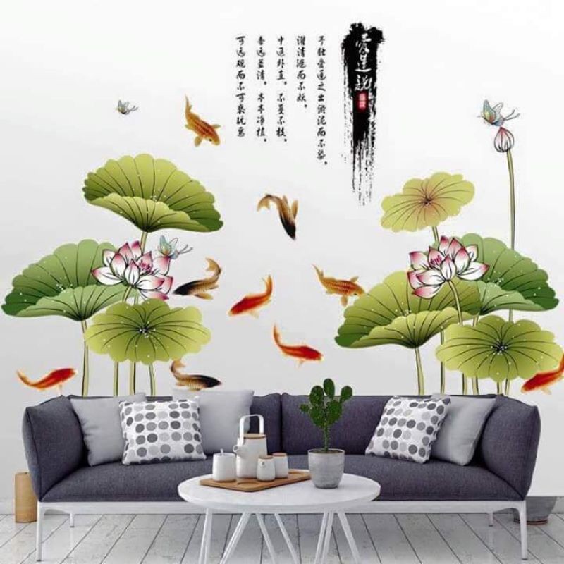 DECAL DÁN TƯỜNG PHONG THỦY