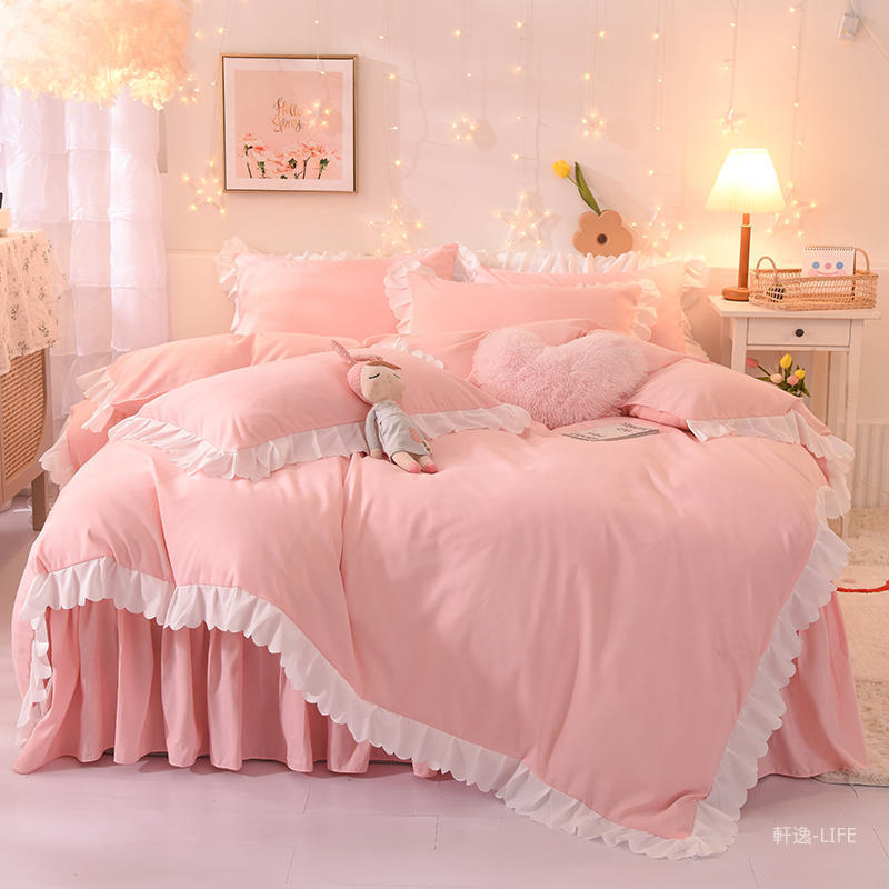 Bộ Chăn Ga Và Vỏ Gối Phong Cách Công Chúa Xinh Xắn