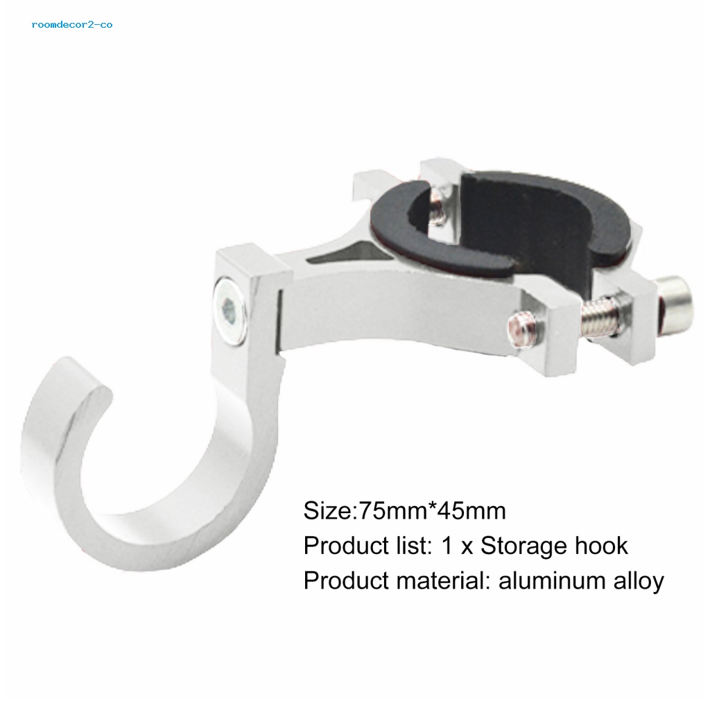 Móc Treo Đồ Gọn Nhẹ Chống Rỉ Sét Đa Năng Cho Xe Đạp