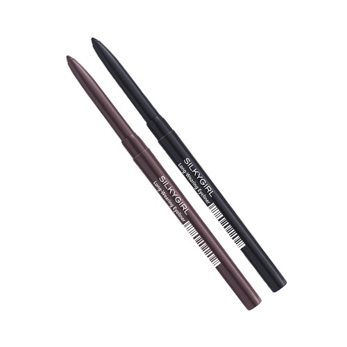 Chì Kẻ Mắt Silkygirl Long-Wearing Eyeliner - 01 Blackest Black 0.28g