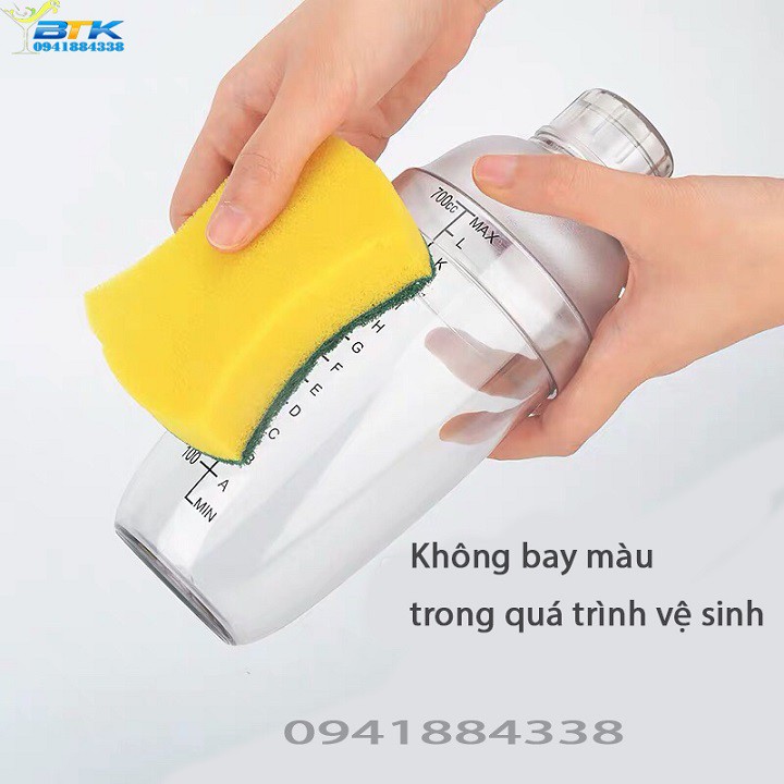 Bình Lắc Pha Chế - Bình Lắc Nhựa - Shaker Nhựa - Nắp Bình Lắc