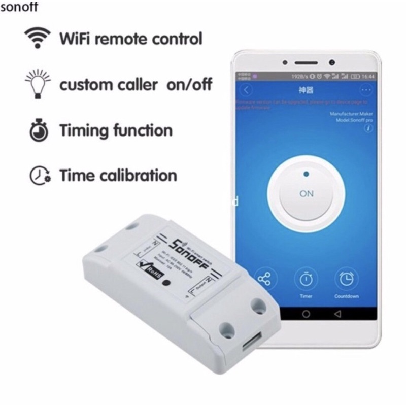 Công Tắc Bật Tắt Thiết Bị Điện Qua Wifi SONOFF