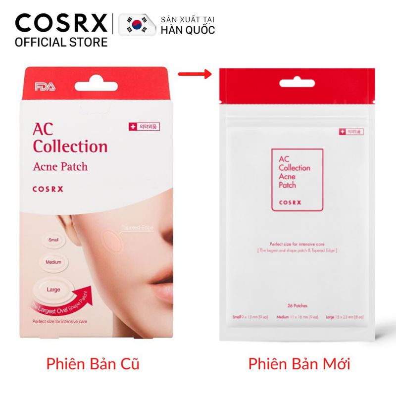 Dán Mụn Cao Cấp COSRX AC Collection Acne Patch 26 miếng