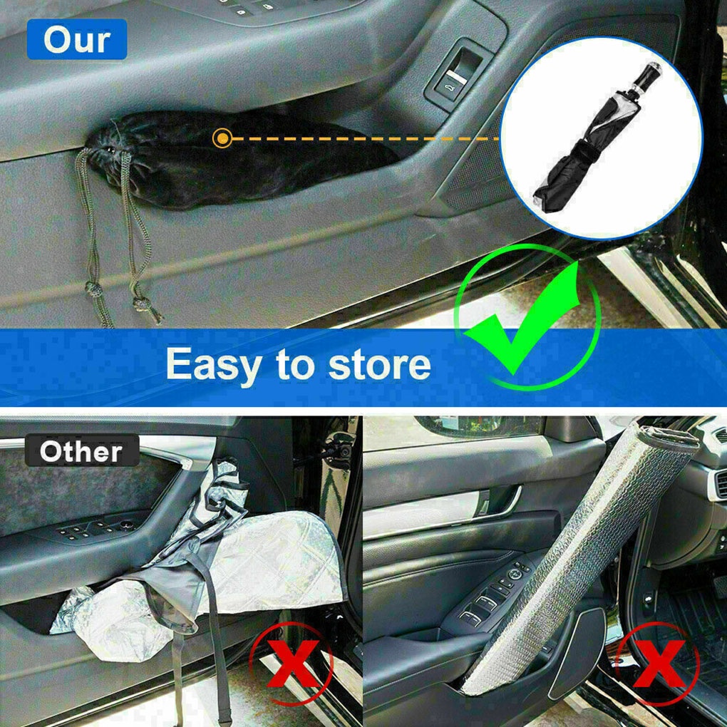 [Coco]Car Windshield Sun Shade Cover Front Windscreen Parasol Visor Window Sunshade Cover