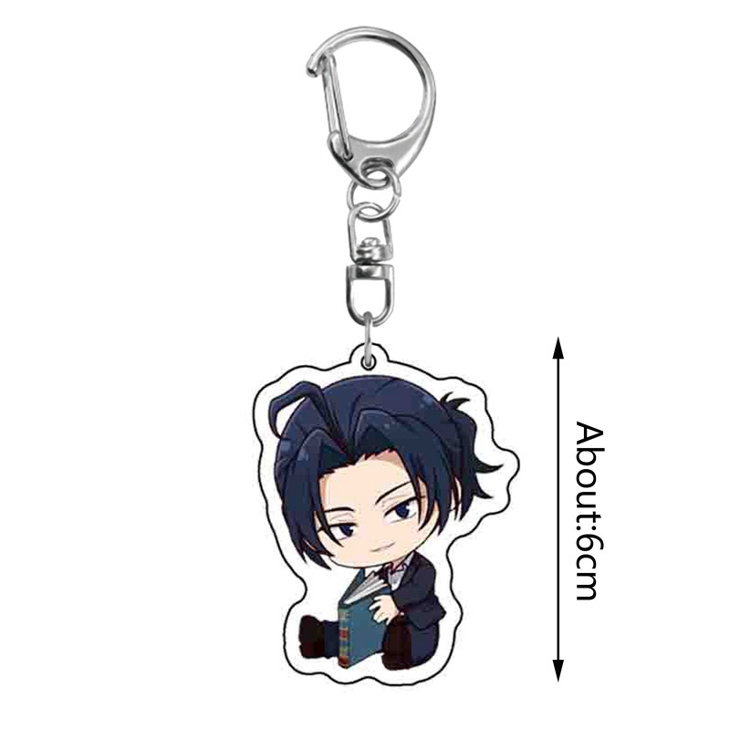 Móc khóa mặt in hình hoạt hình Anime Moriarty The Patriot