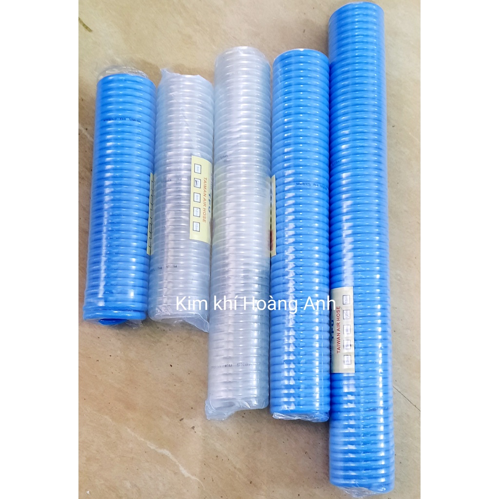 Dây hơi xoắn có sẵn 2 đầu nối 6m, 9m, 12m loại đẹp giá rẻ