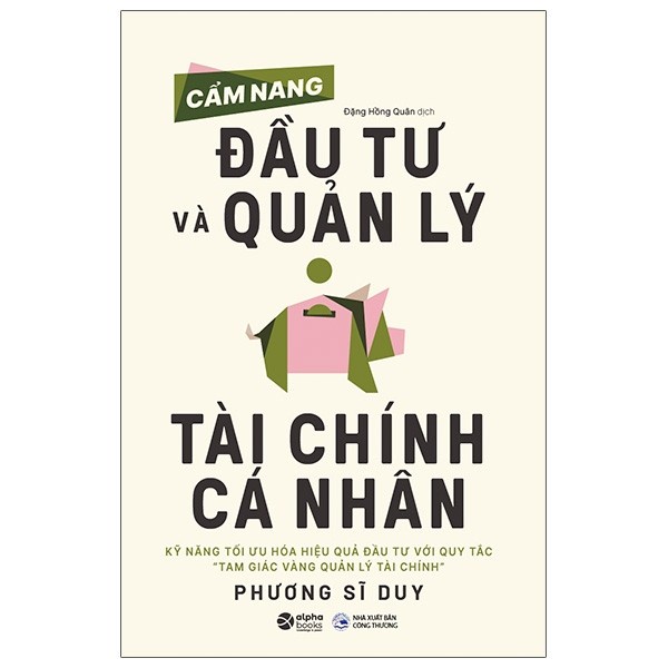 Sách - Cẩm Nang Đầu Tư Và Quản Lý Tài Chính Cá Nhân 169K (416657)