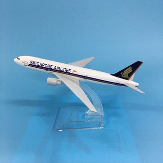 Mô hình máy bay Singapore airlines B747 16cm