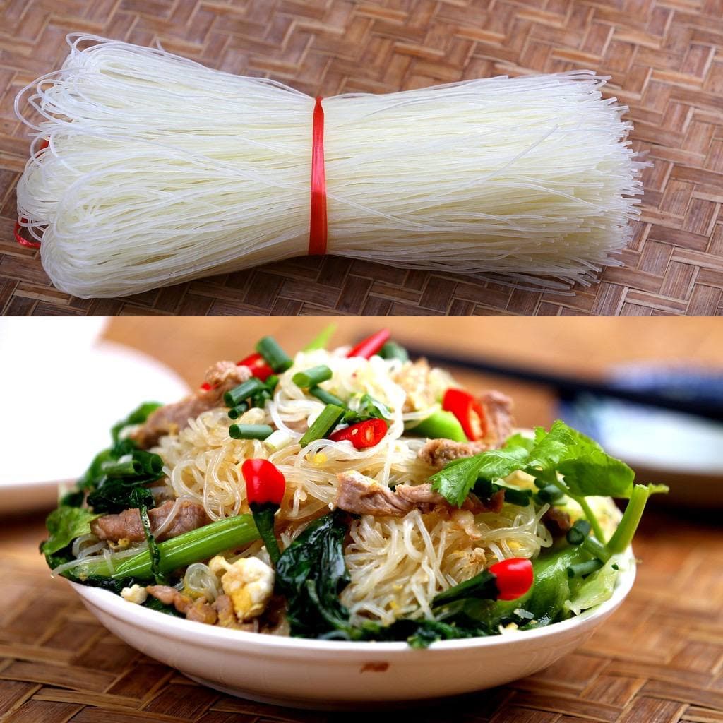 Combo 2KG Bún gạo, Mì gạo, Hủ tiếu dai ngon