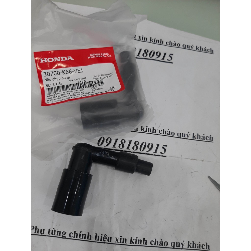 Nắp chụp bu gi tẩu bugi ab 2016 -2019 sh việt 2012- 2016 honda
