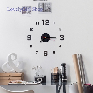 Đồng Hồ Treo Tường Bằng Acrylic Kích Thước Lớn DIY