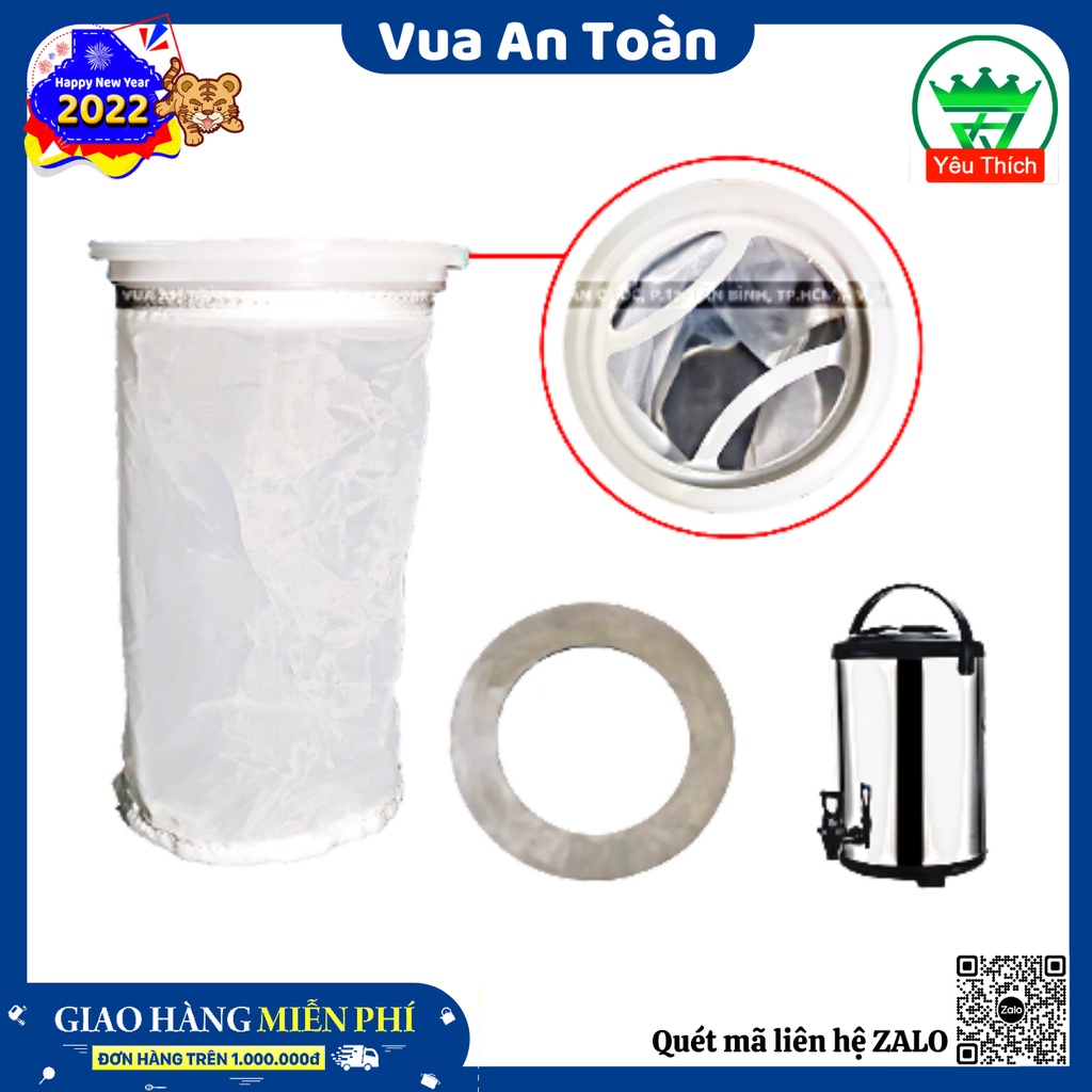 Túi Lọc Trà, Khuôn Inox Dành Cho Bình Ủ Trà Từ 8 Lít Trở Lên