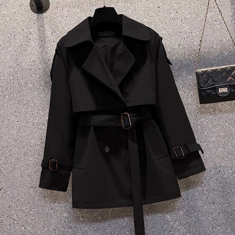 Áo khoác măng tô dáng ngắn