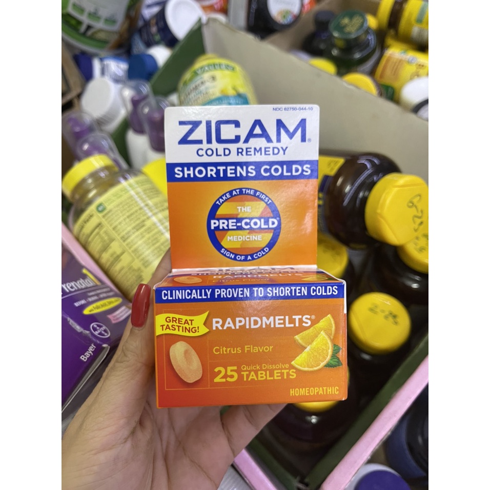 Viên uống ngừa cảm cúm Zicam Cold Remedy Rapidmelts