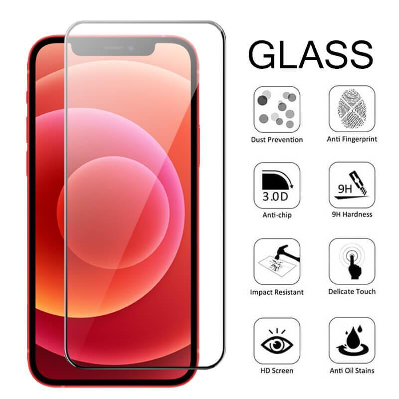 Kính Cường Lực 9D Bảo Vệ Màn Hình Cho IPhone 11 12 13 Pro Max 13 mini X XR Xs Max 6 7 8 Plus SE2020