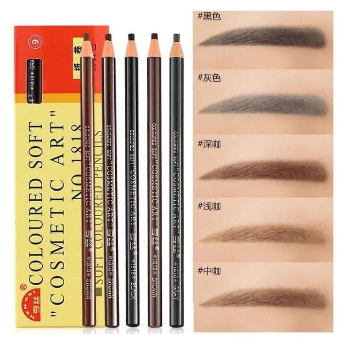 Chì Xé 2 Tem Coloured Soft Pencils chính hãng HALOMI mềm kẻ rõ nét