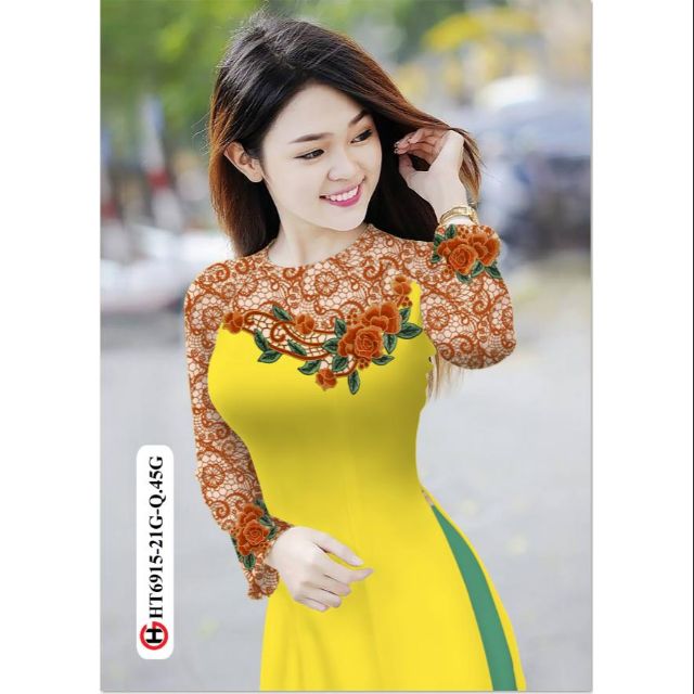 Vải áo dài in 3D