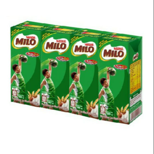 Milo 180ml ( lốc 4 hộp )