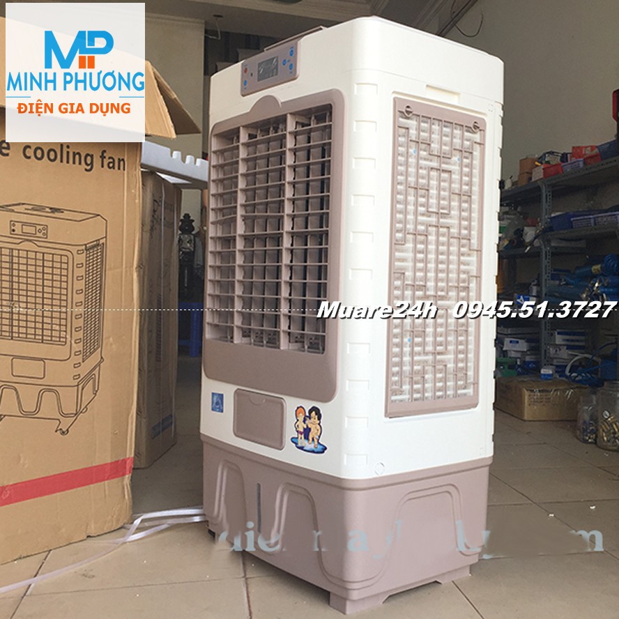 Bảo hành 24 tháng Quạt điều hòa YK JX6 200W 50 lít 8000m2/h có điều khiển