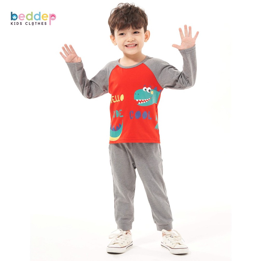 Đồ Bộ Bé Trai Dài Tay Mặc Nhà Chất Thun Cotton Cao cấp BB20