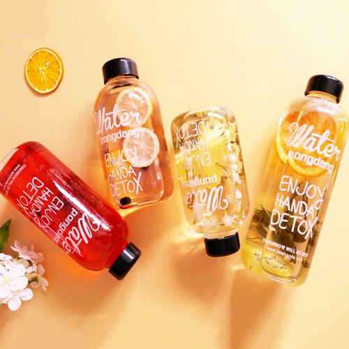 30 Set Gói Trà Detox hoa quả sấy khô giảm cân, DETOX KOREA Tặng bình Pongdang 600ml (ảnh thật)