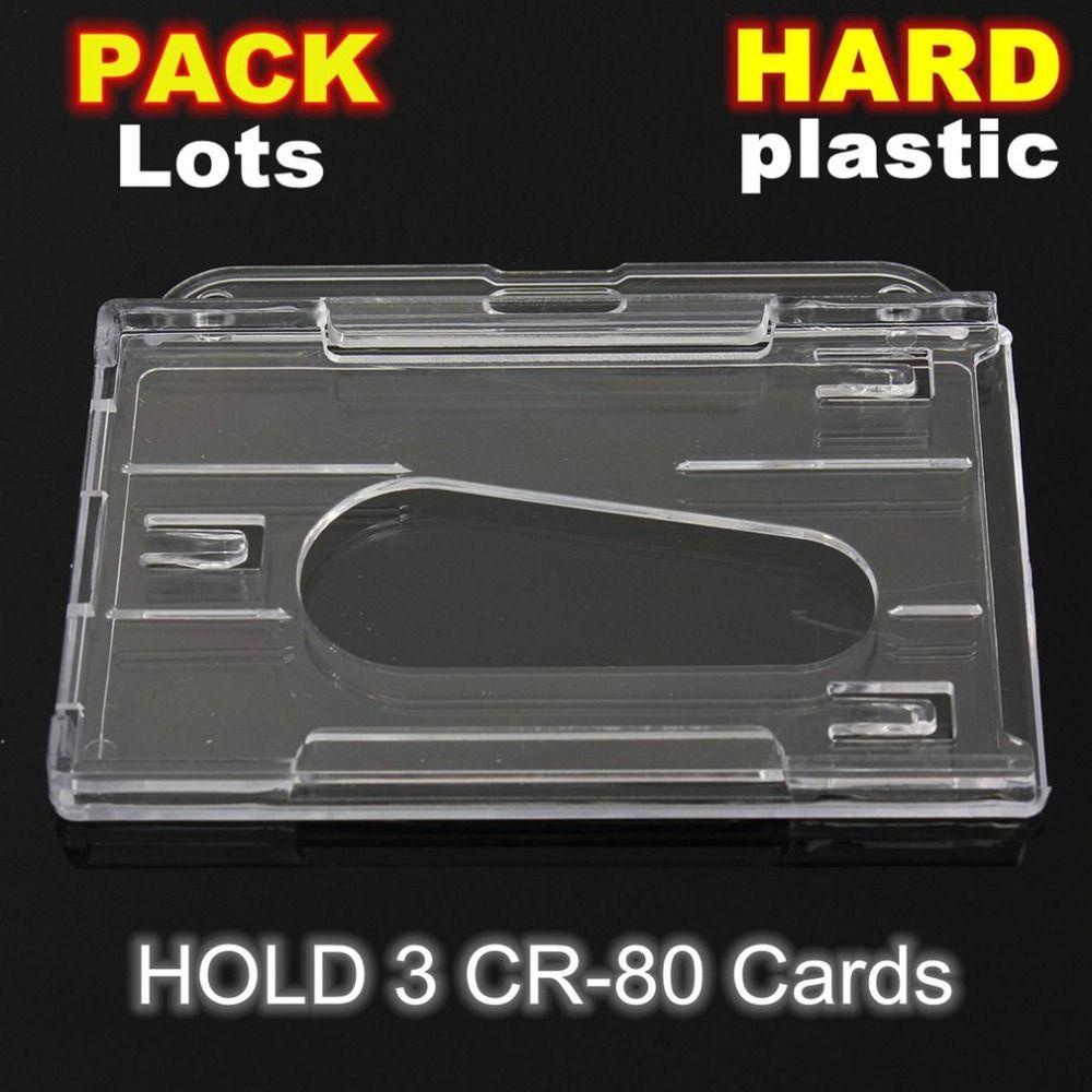 Set 10 Hộp Nhựa Trong Suốt Đựng Thẻ Tín Dụng Tiện Lợi Ốp